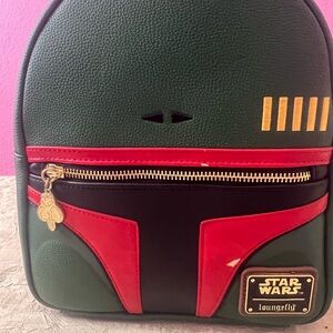 Loungefly Star Wars Boba Fett Mini Backpack | NWT | Rare